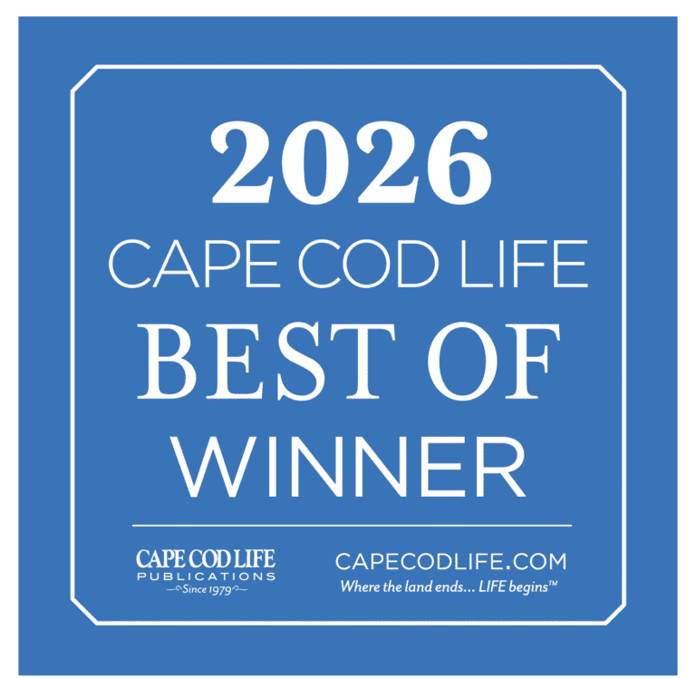 2026 Cape Cod Life Best of Winner award by Cape Cod Life Publications.